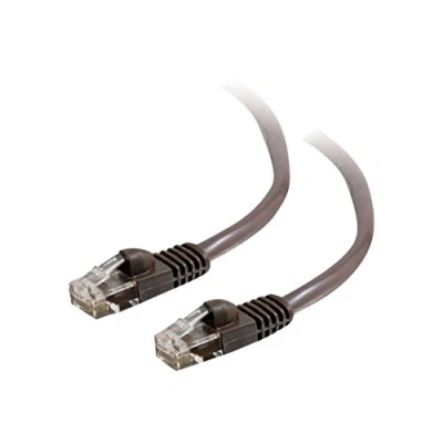 Afbeelding van C2G 1M bruin Cat5e Ethernet RJ45 hoge snelheid netwerk kabel, LAN Lead UTP Patch kabel