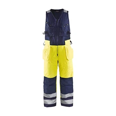 Afbeelding van Blaklader Amerikaanse Overall Hi vis Bla Klader 8504 GEEL/MARINEBLAUW C50