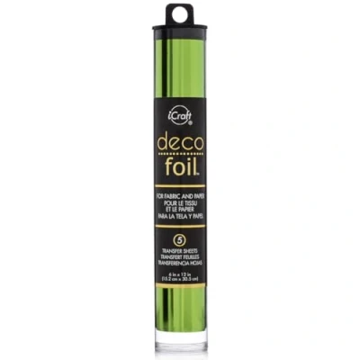 Afbeelding van Thermoweb Deco Folie Transfer Vellen 15,2 x 30,5 cm Spring Groen, Overig, Veelkleurig, 3,17x3,17x18,41