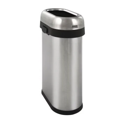 Afbeelding van Afvalbak simplehuman Slim Open Bin 50L