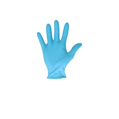 Afbeelding van CMT nitril handschoenen blauw poedervrij medium Maat 7 8 1000 Stuks