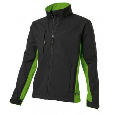Afbeelding van Tricorp Softshell Jack Bi Color Zwart/Lime Maat 5XL