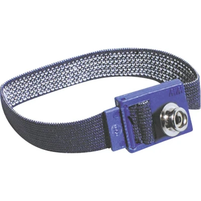 Afbeelding van Bernstein Tools for Electronics 9 342 1 ESD armband Zwart Drukknop 3 mm