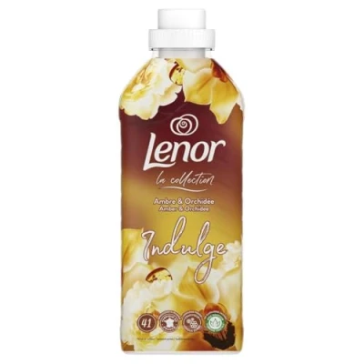 Afbeelding van 12x LENOR Wasverzachter Amber &amp; Orchidee 41 wasbeurten 861 ml