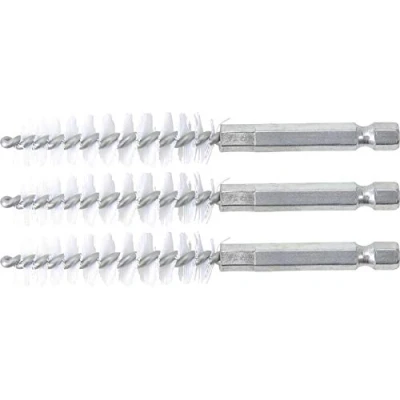 Afbeelding van BGS, Schuurmiddelen, Nylon borstel 13 mm Aandrijving zeskantkop 6,3 (1/4&quot;) 3 stuks.