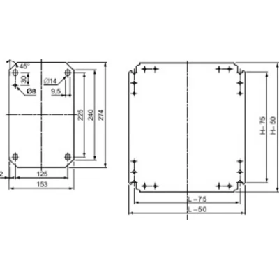 Afbeelding van Schneider Electric NSYMM3025 Montageplaat (l x b) 300 mm 250 Staal verzinkt 1 stuk(s)
