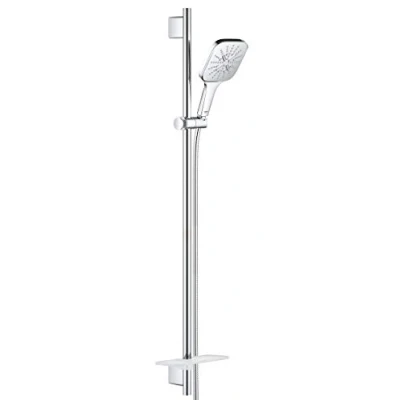 Afbeelding van GROHE Rainshower 130 SmartActive Cube 26586000 Douchestangset met 3 straalsoorten, chroom