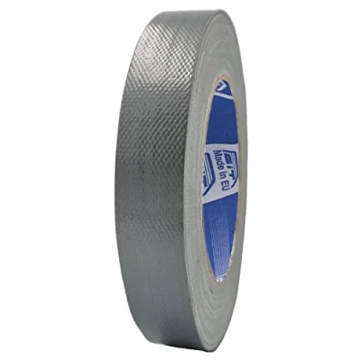 Afbeelding van ACIT Supersterke weefseltape (ook zon, hitte en water) 25 m x 19 mm, versterkte canvas Tape, Duct Amerikaanse afdekband: reparaties, bevestiging verpakking met hoge afdichting (Grijs)