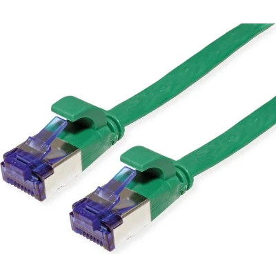 Afbeelding van VALUE FTP patchkabel, Cat.6A (Class EA), extra plat, groen, 2 m