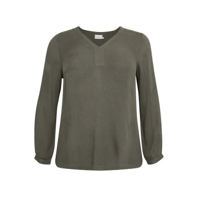 Afbeelding van Kaffe Curve AMI Blouse, Dames, Maat: 44, Grape leaf