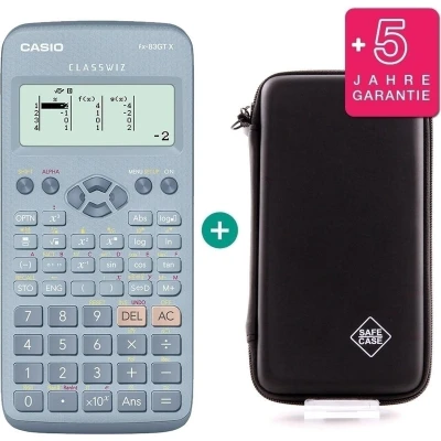 Afbeelding van CALCUSO Basispakket zwart met Rekenmachine Casio FX 83GT X blauw