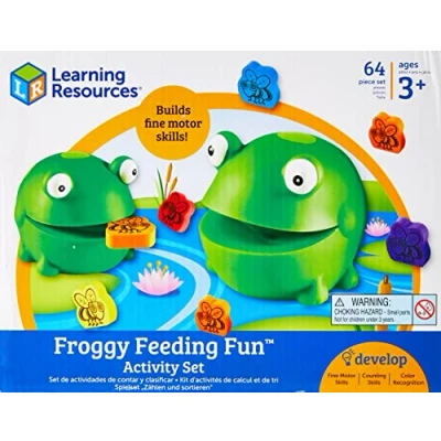 Afbeelding van Learning Resources Froggy Voeden Plezier Werkzaamheid 65 Stuk Set