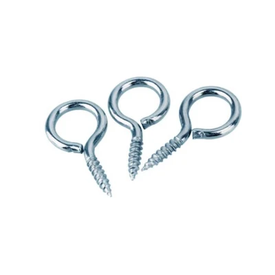 Afbeelding van Schroefhaak/plafondhaak RVS 1.6 Cm 10 Stuks