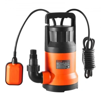 Afbeelding van VEVOR Dompelwaterpomp, 700 W, pomp voor donker water, hoog debiet 18184,36 l/u, opvoerhoogte 10,1 m, met netsnoer het afvoeren van water uit de tuinvijver in kelder