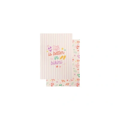 Afbeelding van Kangaro schriften Beach Happy A4 lijn 4 stuks K PM310003
