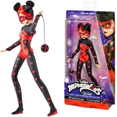 Afbeelding van Bandai Miraculous Shadybug pop Alternatieve versie Ladybug cartoon World Paris Officiële licentie modepop 26 cm speelgoed voor kinderen vanaf 4 jaar P50159