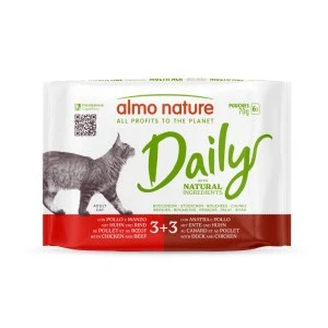 Afbeelding van Almo Nature Daily Menu Maaltijdzakjes Kattenvoer 6 x 70 g Mixpakket 5 (2 soorten)