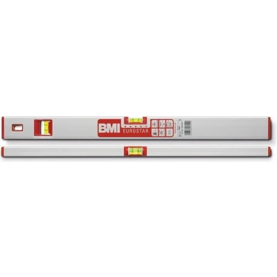 Afbeelding van BMI Waterpas 180 cm aluminium zilver ± 0,5mm/m 1 stuk 690180E