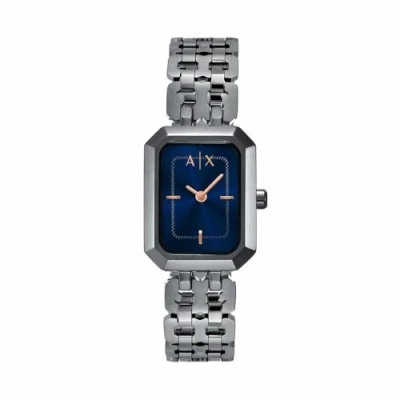 Afbeelding van Armani Exchange Watch For Women, Quartz Movement and 27MM Case Size with Stainless steel, Leather or Silicone strap,Asgrijs,