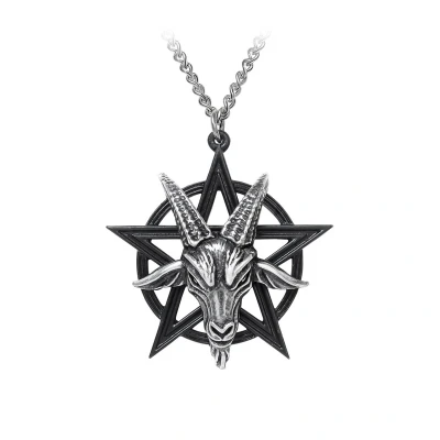 Afbeelding van Alchemy Baphomet Ketting Zilverkleurig