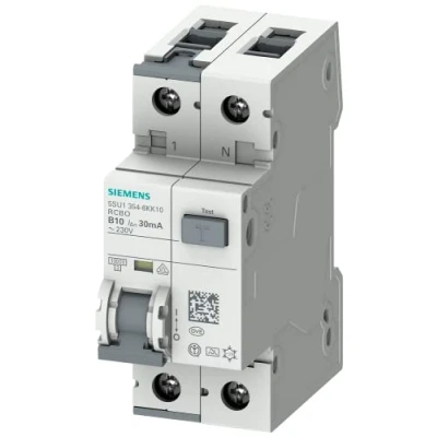 Afbeelding van Siemens fi ls protector type a pse ssf d 70mm ifn 30ma 10ka 1 n polee b 10a 5su1354 6kk10