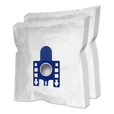 Afbeelding van 10 premium stofzuigerzakken geschikt voor Miele Complete C1, C2, C3, Classic S8340 Ecoline, C1 S5 Ecoline stofzuiger met hygiënische sluiting incl. filter