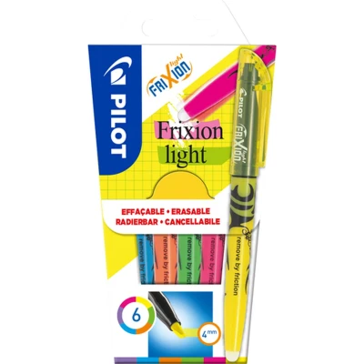 Afbeelding van Markeerstift PILOT Frixion set à 6 kleuren