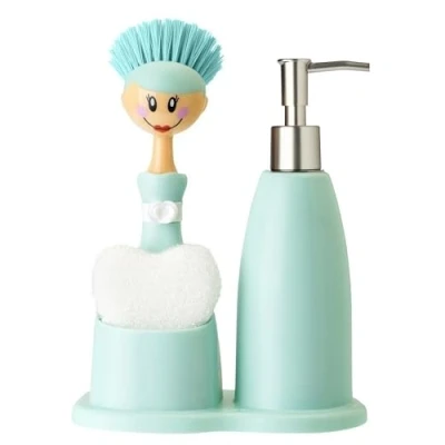 Afbeelding van Vigar Dolls Set spoelbak, blauw en wit 8037
