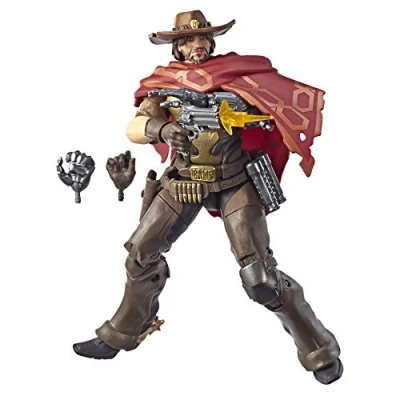Afbeelding van Overwatch Ultimates Series McCree 6 inch schaal verzamelobject videogamekarakter actiefiguur met accessoires