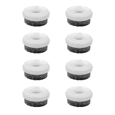 Afbeelding van WAGNER QuickClick® Viltglijders Meubelglijders Stoelglijders vervanging I set van 8 vervangingsglijders verwisselbaar wolvilt ULTRASOFT Ø 20 mm voor basisdeel Made in Germany 15829300