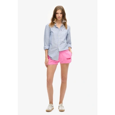 Afbeelding van Superdry LOGO Racer Trainingsbroek, Dames, Maat: 42, Paparazzi pink