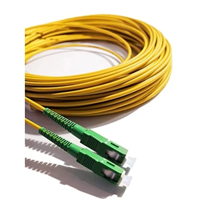 Afbeelding van Elfcam® 25m Glasvezelkabel SC/APC naar Simplex Singlemode 9/125, compatibel met glasvezel tot in huis (FTTH, Fiber to The Home) (25M)