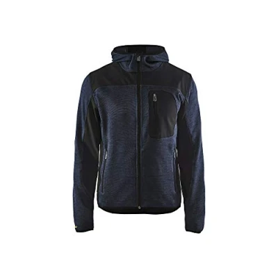 Afbeelding van Blaklader Gebreid vest met softshell 4930 2117 Donker marineblauw/Zwart