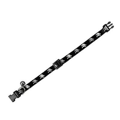 Afbeelding van Nobby Schedels Kattenhalsband, Zwart