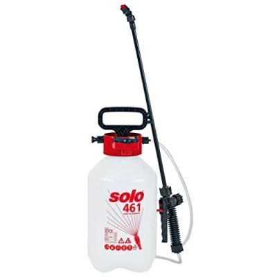 Afbeelding van Solo 46101 5L 45psi zuigerpomp, handmatige drukspuitapparaten met sproeilans, wit, 19 x 50 cm