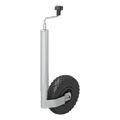 Afbeelding van Pro Plus Neuswiel Ø 48 mm voor Aanhanger Kunststof Velg Luchtband 260 x 85