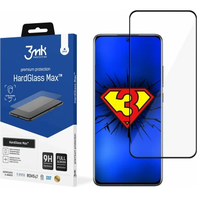 Afbeelding van Xiaomi 12/12X Black 3mk HardGlass Max