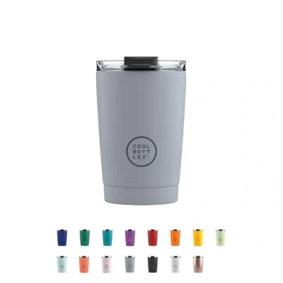 Afbeelding van Cool Bottles Thermosbeker 330 ml 5 uur warm, 10 koud BPA Vrij Pastel Grey