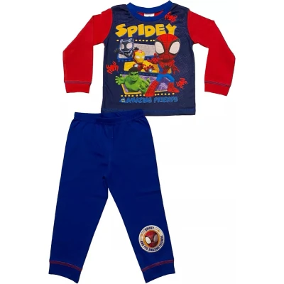 Afbeelding van Spidey and his Amazing Friends pyjama rood met blauw Spiderman pyama maat 86/92