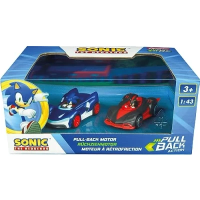 Afbeelding van Carrera Pull Back Auto Team Sonic Racing vs. Shadow Twinpack