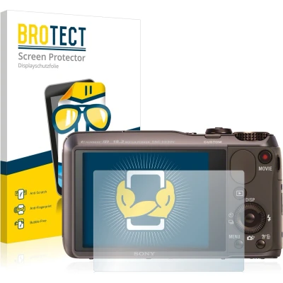 Afbeelding van BROTECT Screenprotector voor Sony Cyber Shot DSC HX20V Folie Beschermfolie transparant (2 Stuks)