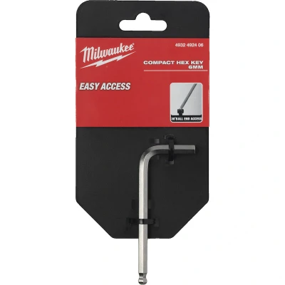 Afbeelding van Milwaukee Accessoires Inbussleutel kort 6 mm 4932492406