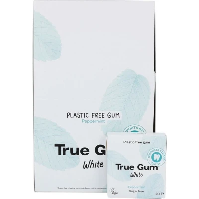 Afbeelding van 2e product 50% korting True Gum White Peppermint Sugar Free 21g