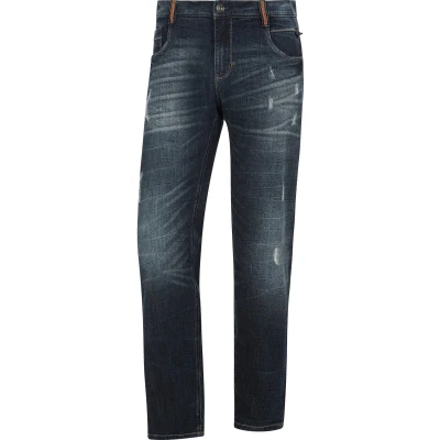 Afbeelding van Jan Vanderstorm +FIT Collectie loose fit jeans JURIEN Plus Size donkerblauw