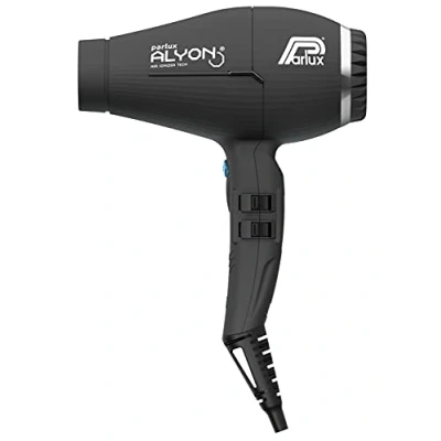 Afbeelding van Parlux Alyon Haardroger met ionisator, licht, zwart