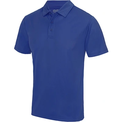 Afbeelding van Herenpolo &#039;Cool Polyester&#039; korte mouwen Royal Blue XXL