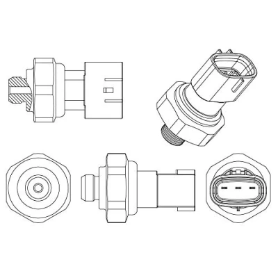 Afbeelding van Drukschakelaar, airconditioning MAHLE ASE 9 000P