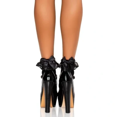 Afbeelding van Leg Avenue 3029 Nylonsöckchen, Einheitsgröße, schwarz