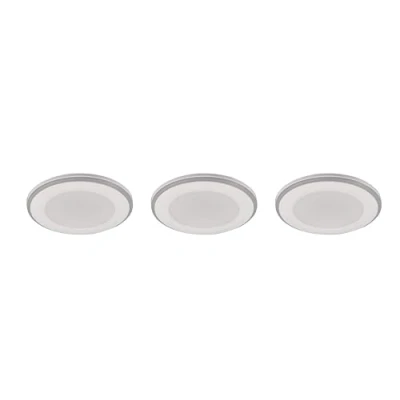 Afbeelding van Trio Witte inbouwspots Argus set van 3 653610331