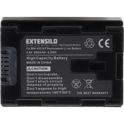 Afbeelding van Camera accu compatibel met JVC BN VG107 / 890 mAh